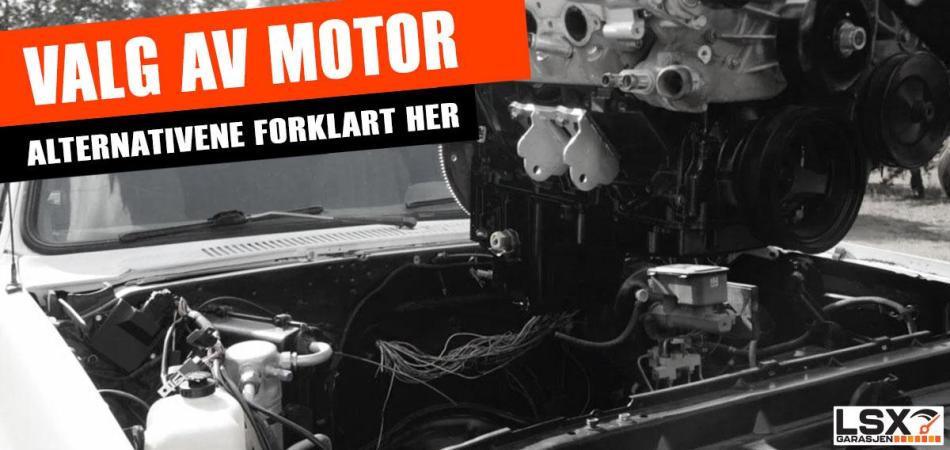 Valg av nyere Chevrolet motor for montering i eldre bil