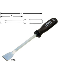 Hazet 824 Pakningsskrape med flat profil 150 mm