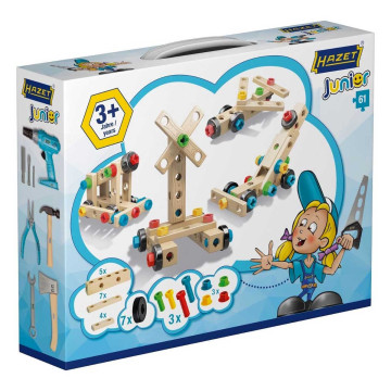 Hazet Junior Tool kit med klosser, 61 deler