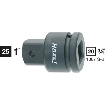 Hazet 1007S-2 Overgang fra 1" til 3/4"