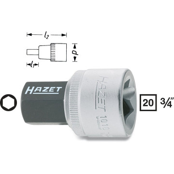 Hazet 1010-22 3/4" 22 mm Unbrako Pipe