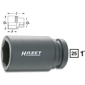 Hazet 1100SLG-46 1" Lang kraftpipe 46 mm