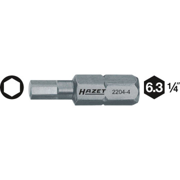 Hazet 2204-8 1/4" 8 mm Unbrako Bits