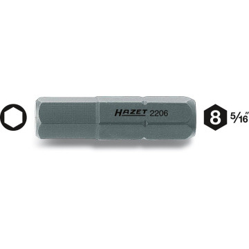 Hazet 2206-8 5/16" 8 mm Unbrako Bits