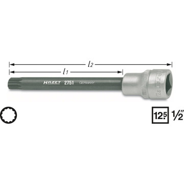 Hazet 2751 1/2" Pipe XZN M10