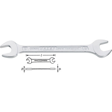 Hazet 450N-6X7 6x7 mm Fastnøkkel