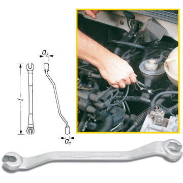 Hazet 612N-11X13 Bremserørsnøkkel