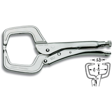 Hazet 758-2 Gripe/sveisetang stor klo 290 mm