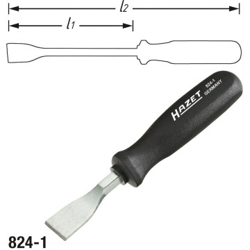 Hazet 824-1 22 mm Pakningsskrape kort