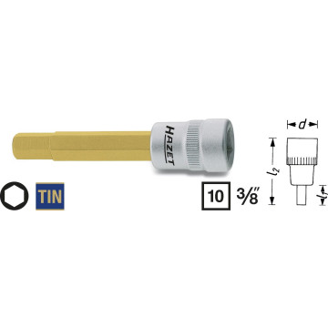 Hazet 8801-12 3/8" 12 mm Unbrako Pipe