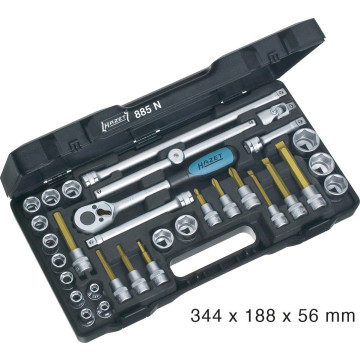 Hazet 885N 3/8" 6 kant Pipesett