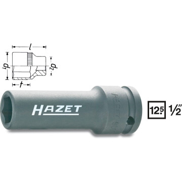Hazet 901SLG-17 1/2" 17 mm 6 kant Pipe