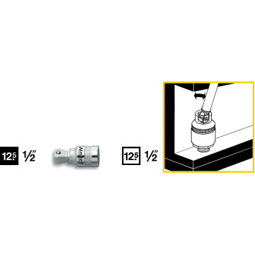 Hazet 919-1 1/2" 12,5 ° svingbar forlenger 46 mm