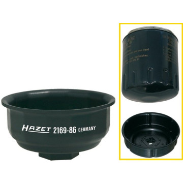 Hazet 2169-86 1/2" Filterkopp 9 riller 86 mm d=97mm