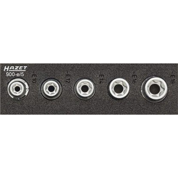 Hazet 900E/5 1/2" Torx sett innvendig
