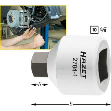 Hazet 2784-1 3/8" 7 mm Unbrako Pipe