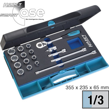 Hazet 880/17 3/8" Pipesett 17D Smartcase