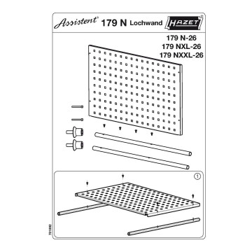 Hazet 179NXXL-26 Hullvegg For 179N XXL Vogn