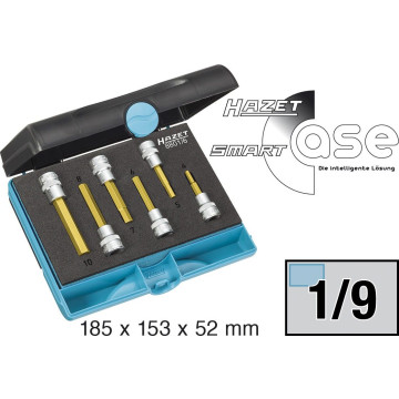 Hazet 8801/6 3/8" Unbrako Pipesett