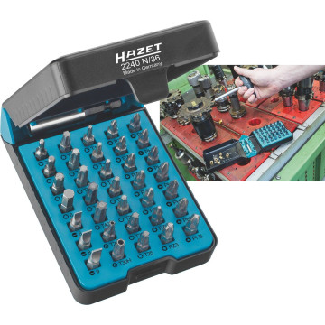 Hazet 2240N/36 “Bite”-Box, skrutrekkerbitssett