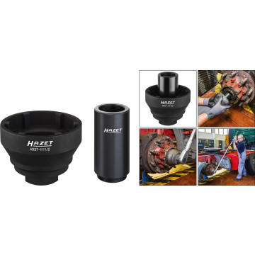 Hazet 4937-111/2 Bakaksel pipesett MAN