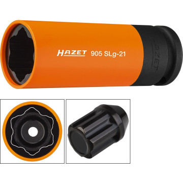 Hazet 905 SLG-21 1/2" Spesialpipe Hyundai og Kia, 21mm