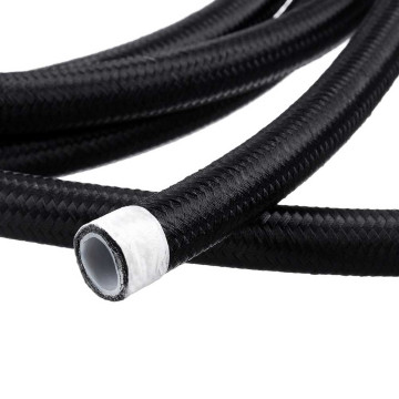 AN8 PTFE Sort Slange pr.m.