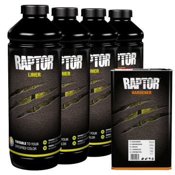 U-Pol Raptor Bedliner 2K Sort - 4L