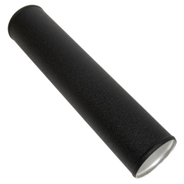 Aluminiumsrør 4" rett, Sort